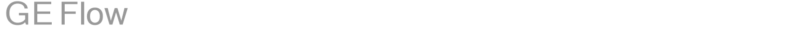 GE Flow font preview